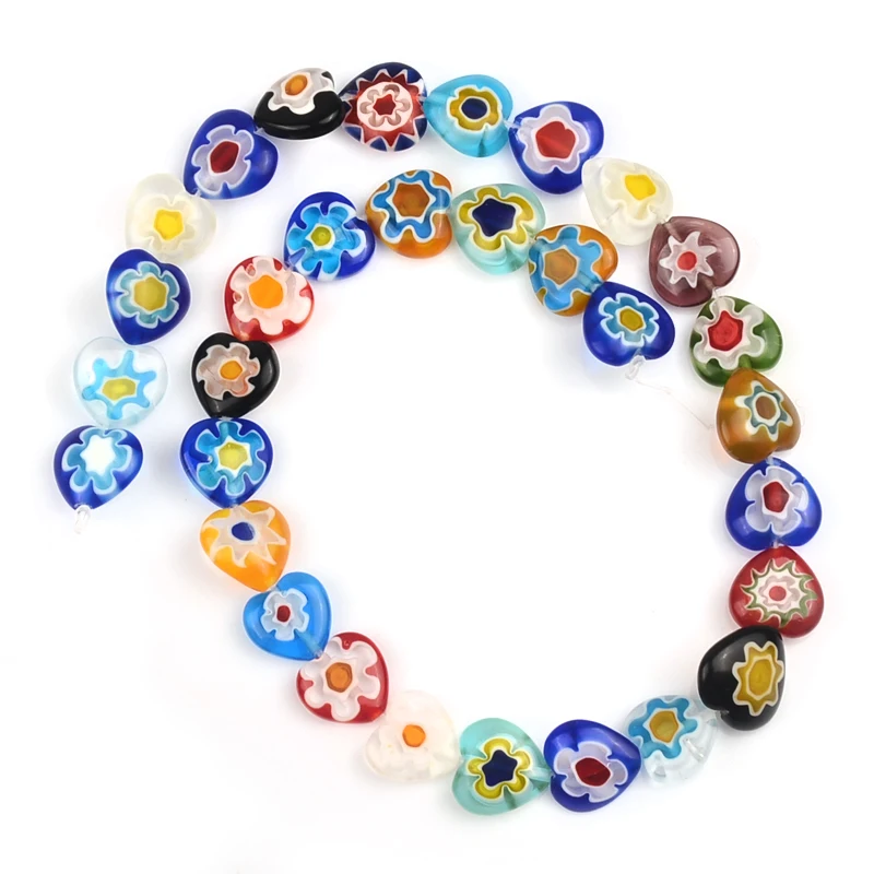 8mm 10mm 12mm Mixed Heart-shaped Patterned Flower Lampwork Beads Glazed Glass Beads for Jewelry Making
8mm 10mm 12mm Mixed Heart-shaped Patterned Flower Lampwork Beads Glazed Glass Beads for Jewelry Making