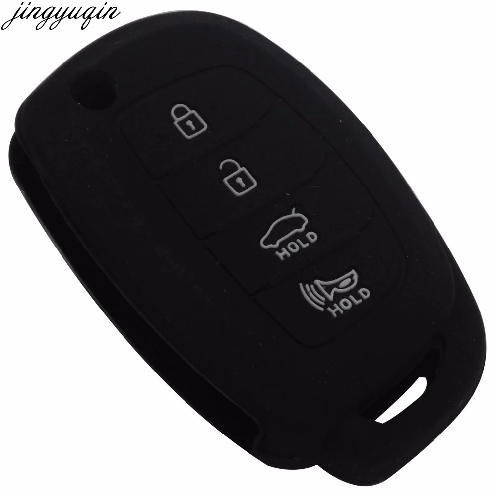 jingyuqin Remote Silicone Car Key Case For Hyundai I45 Ix35 I40 Elantra Sonata Mistra Santa F Tucson 4BTNS Fodling Key Cover
jingyuqin Remote Silicone Car Key Case For Hyundai I45 Ix35 I40 Elantra Sonata Mistra Santa F Tucson 4BTNS Fodling Key Cover
