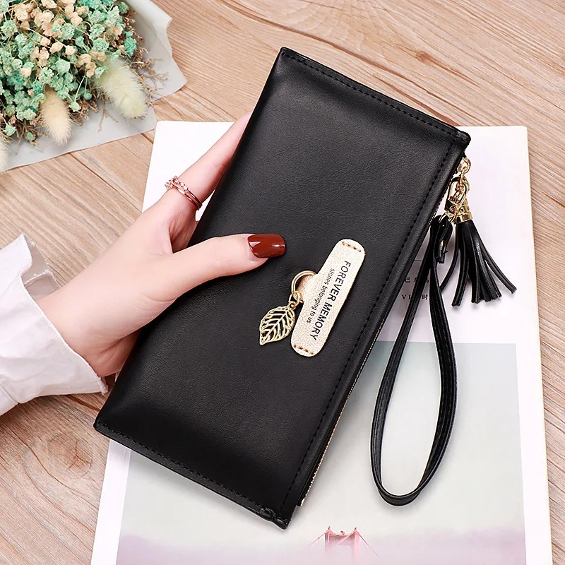 Tassel Wallet for Women High Quality PU Leather Wallets New Fashion Wrist Bag Smooth Zipper Fine Workmanship Female Purse Solid
Tassel Wallet for Women High Quality PU Leather Wallets New Fashion Wrist Bag Smooth Zipper Fine Workmanship Female Purse Solid