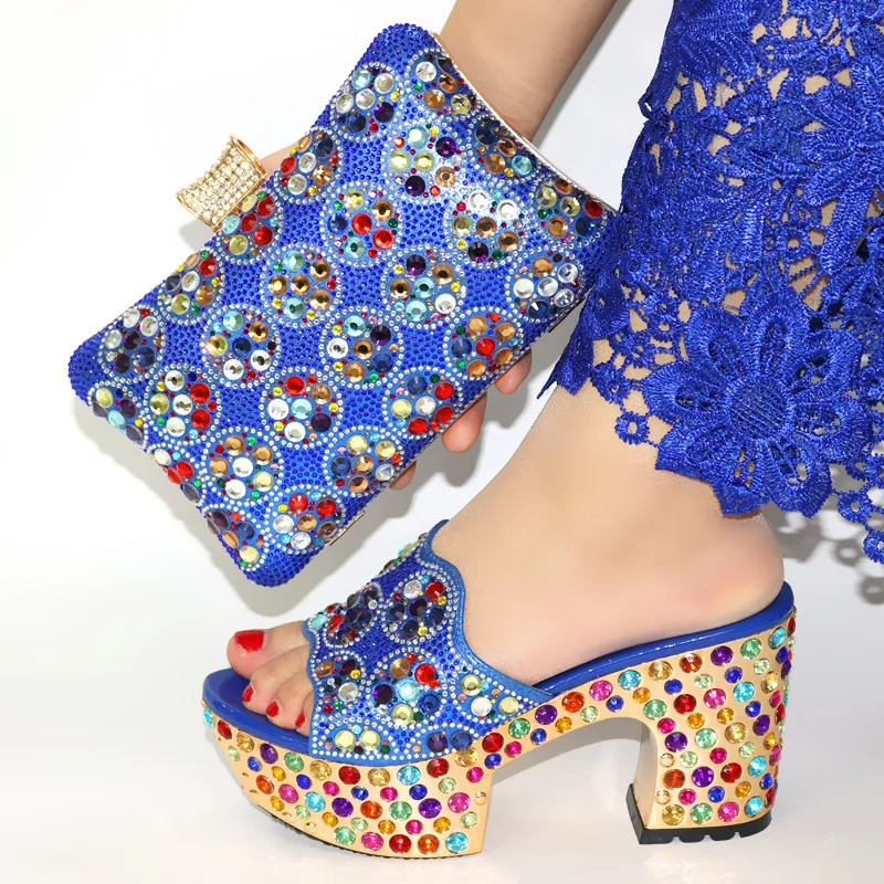 High Quality Fashion Italian Style Rhinestone Shoes And Bag Set Luxury Pumps Ladies Evening Shoes And Matching Bag Set For Party
High Quality Fashion Italian Style Rhinestone Shoes And Bag Set Luxury Pumps Ladies Evening Shoes And Matching Bag Set For Party