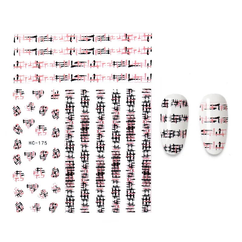New 3D Nail Art Stickers Fashion Nail Art Stickers Striped Stickers Nail Art Stickers Love Design Nail Art Accessories
New 3D Nail Art Stickers Fashion Nail Art Stickers Striped Stickers Nail Art Stickers Love Design Nail Art Accessories