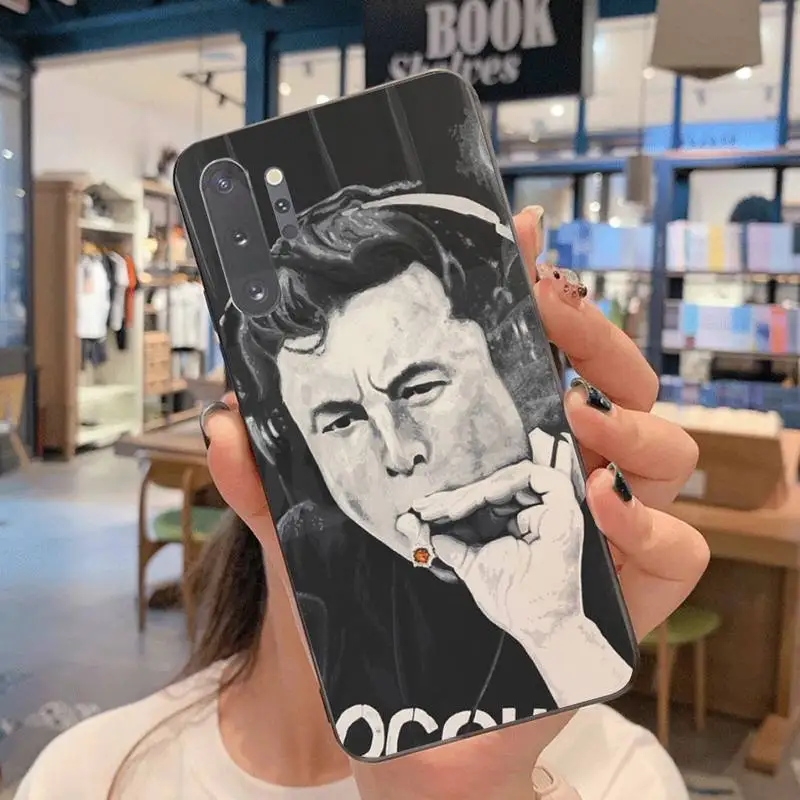 CUTEWANAN Elon Musk Painted Phone Case For Samsung Note 7 8 9 10 Lite Plus Galaxy J7 J8 J6 2018 Prime | Мобильные телефоны и