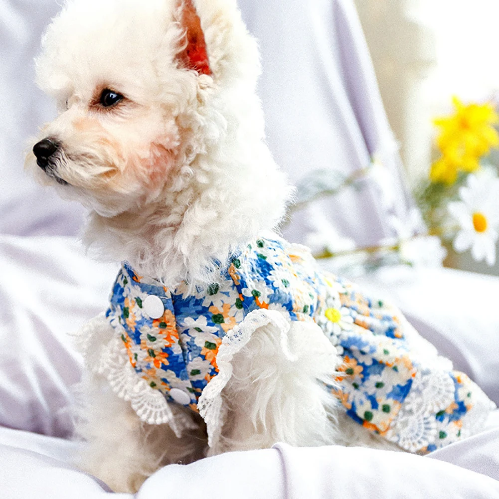 Kevnicely Floral Dog Dresses Lace Princess Dress Summer Cotton Pet Clothes For Small Medium Dogs Cats Girl
Kevnicely Floral Dog Dresses Lace Princess Dress Summer Cotton Pet Clothes For Small Medium Dogs Cats Girl
