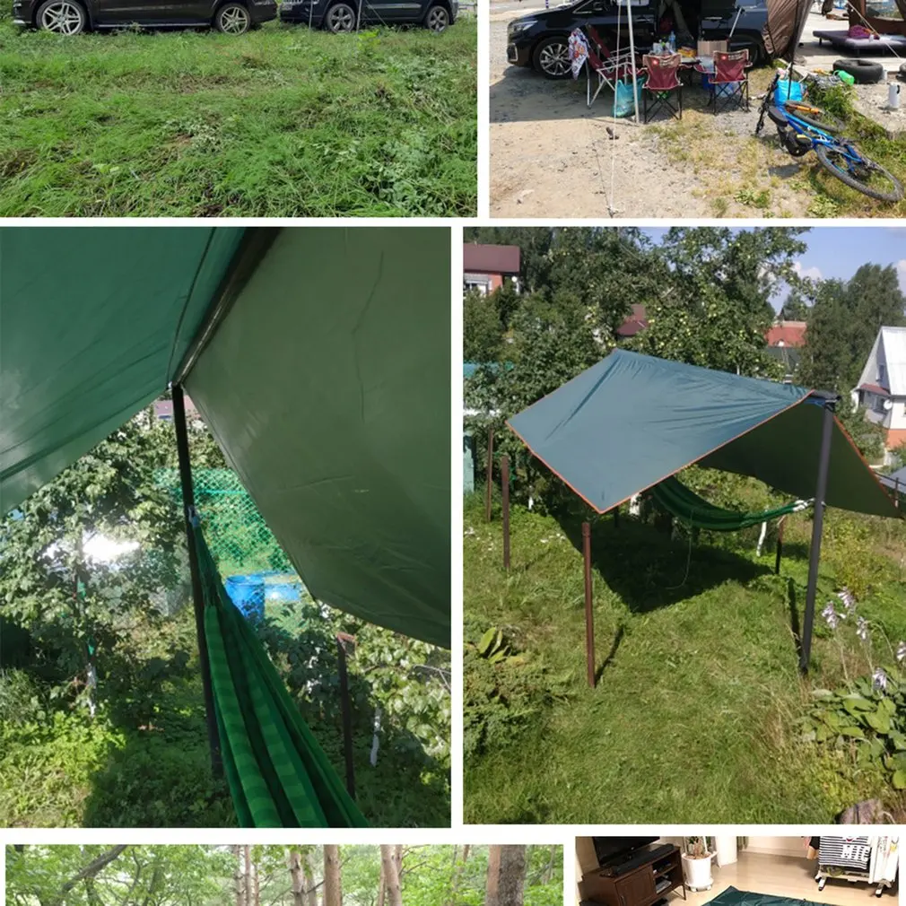 Awning Waterproof Tarp Tent Shade Ultralight Garden Canopy Sunshade Outdoor Camping Hammock Rain Fly Beach Sun Shelter
Awning Waterproof Tarp Tent Shade Ultralight Garden Canopy Sunshade Outdoor Camping Hammock Rain Fly Beach Sun Shelter