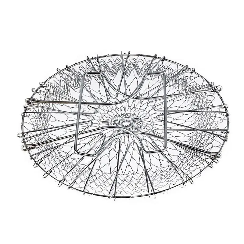 1 Pcs Foldable Steam Rinse Strain Fry French Chef Basket Magic Basket Mesh Basket Strainer Net Kitchen Cooking Tool
1 Pcs Foldable Steam Rinse Strain Fry French Chef Basket Magic Basket Mesh Basket Strainer Net Kitchen Cooking Tool