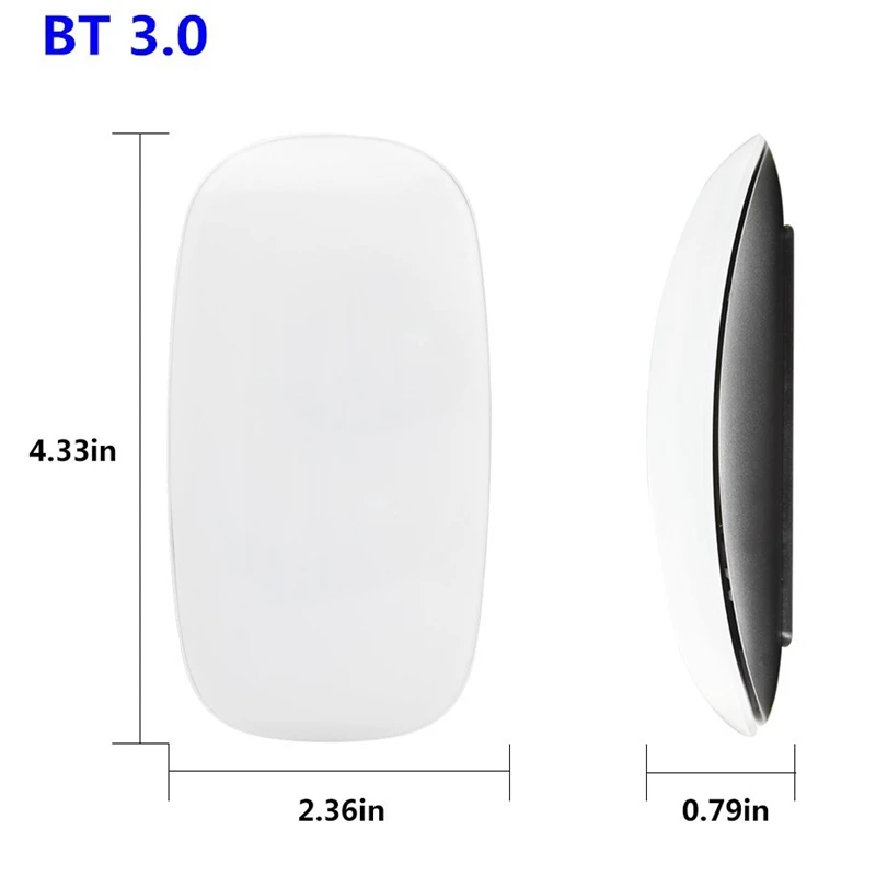 Эргономичная тонкая мышь Arc с Bluetooth Беспроводная оптическая Ультратонкая для Apple