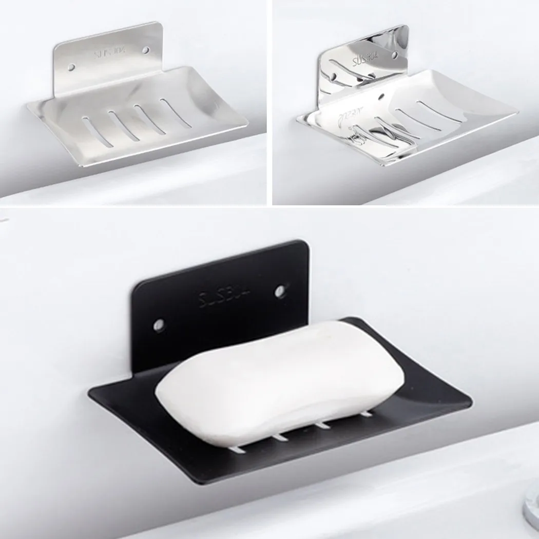 Wall Mounted No Drilling Soap Dish Holder Sponge Holder For Kitchen Soap Holder Bathroom Organizer Metal Soap Holder
Wall Mounted No Drilling Soap Dish Holder Sponge Holder For Kitchen Soap Holder Bathroom Organizer Metal Soap Holder