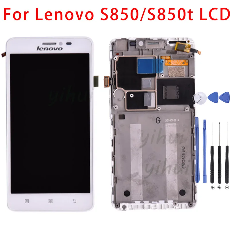 Original LCD For Lenovo S850/s850t LCD Display Touch Screen Digitizer Assembly Replacement Lenovo S850 With Frame
Original LCD For Lenovo S850/s850t LCD Display Touch Screen Digitizer Assembly Replacement Lenovo S850 With Frame