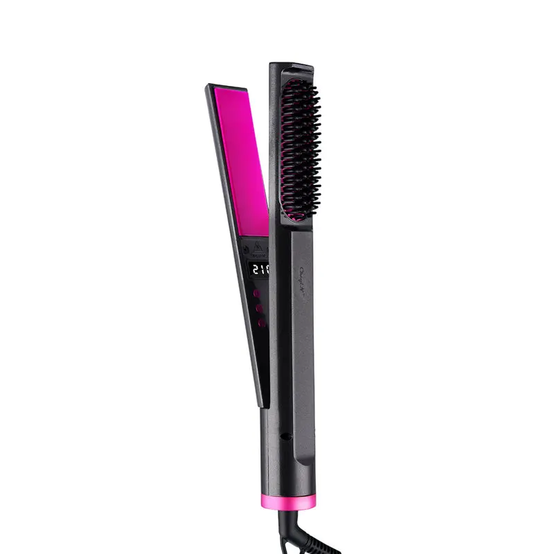 CkeyiN 3-in-1 Hair Straightening and Curling BrushWith 12 Adjustable Temperature LED DisplayElectric Hair Comb For Hair Style
CkeyiN 3-in-1 Hair Straightening and Curling BrushWith 12 Adjustable Temperature LED DisplayElectric Hair Comb For Hair Style