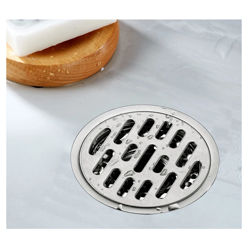 Hair Strainer Anti-odor Bath Shower Drainer Brushed Round Floor Shower Drain Siphon Drain Mesh Sink Strainer Garage Floor Shower
Hair Strainer Anti-odor Bath Shower Drainer Brushed Round Floor Shower Drain Siphon Drain Mesh Sink Strainer Garage Floor Shower