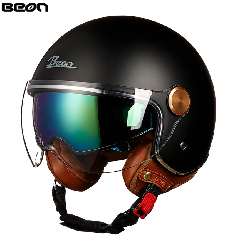 Мотоциклетный шлем Casco, шлем с двойными линзами в стиле ретро, скутер, велосипед, всесезонный, для верховой езды, классический, 3/4
Мотоциклетный шлем Casco, шлем с двойными линзами в стиле ретро, скутер, велосипед, всесезонный, для верховой езды, классический, 3/4