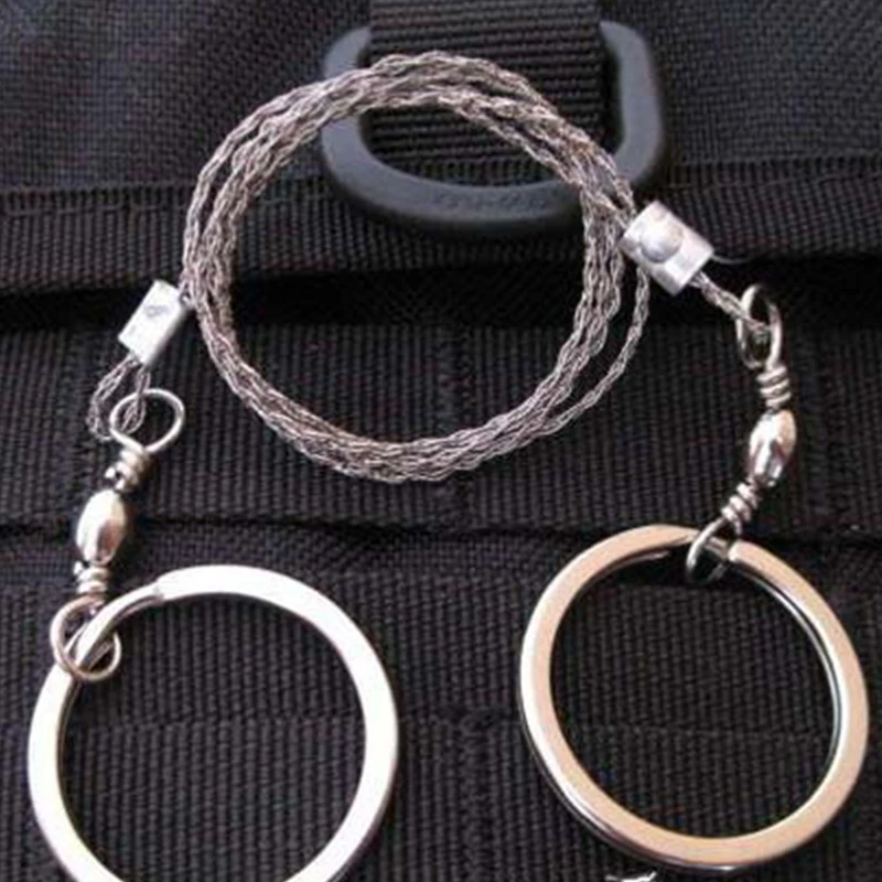 Hot Sale Stainless Steel Wire Saw Outdoor Portable Survival Self Defense Camping Hiking Hunting Chainsaws Hand Saw Fret Tools
Hot Sale Stainless Steel Wire Saw Outdoor Portable Survival Self Defense Camping Hiking Hunting Chainsaws Hand Saw Fret Tools