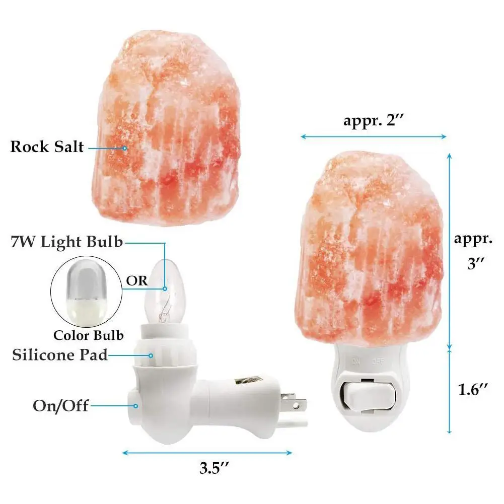 Mini Himalayan Salt Night Light Lamps Crystal Salt Helping Sleep Bedroom Home Salt Stone Small Purifying Decor Air Nightlig Y5P6
Mini Himalayan Salt Night Light Lamps Crystal Salt Helping Sleep Bedroom Home Salt Stone Small Purifying Decor Air Nightlig Y5P6