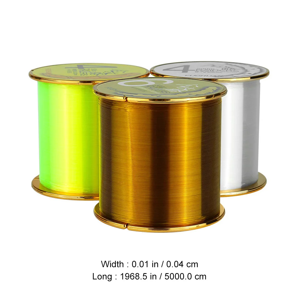 3 Rolls 500M Nylon Fishing Line Diameter 0.40mm Japanese Durable Monofilament Rock Sea/Freshwater Fishing Line Fishing Tackle
3 Rolls 500M Nylon Fishing Line Diameter 0.40mm Japanese Durable Monofilament Rock Sea/Freshwater Fishing Line Fishing Tackle