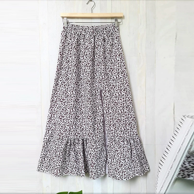Summer Long Skirts 2021 Sweet Fashion Elastic Waist Skirts Ruffle Stitching Floral Print
Summer Long Skirts 2021 Sweet Fashion Elastic Waist Skirts Ruffle Stitching Floral Print