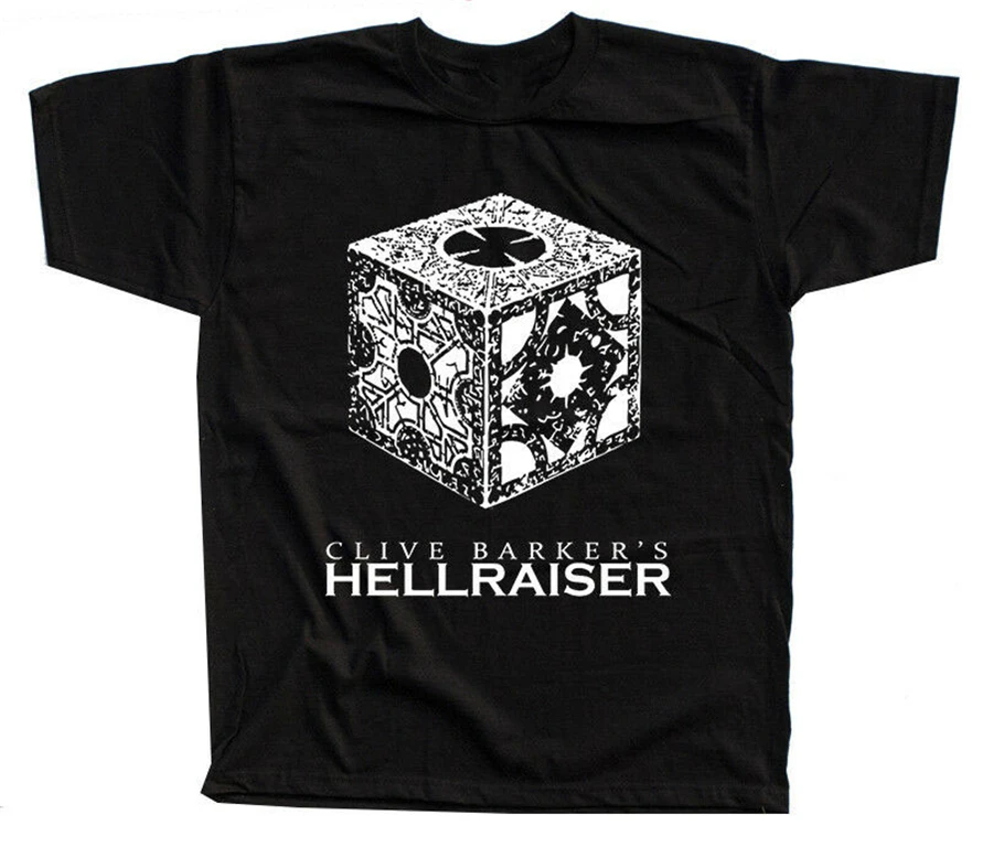 Hellraiser V2 Clive Barker постер фильма 1987 футболка (черная) все размеры длинная большая
