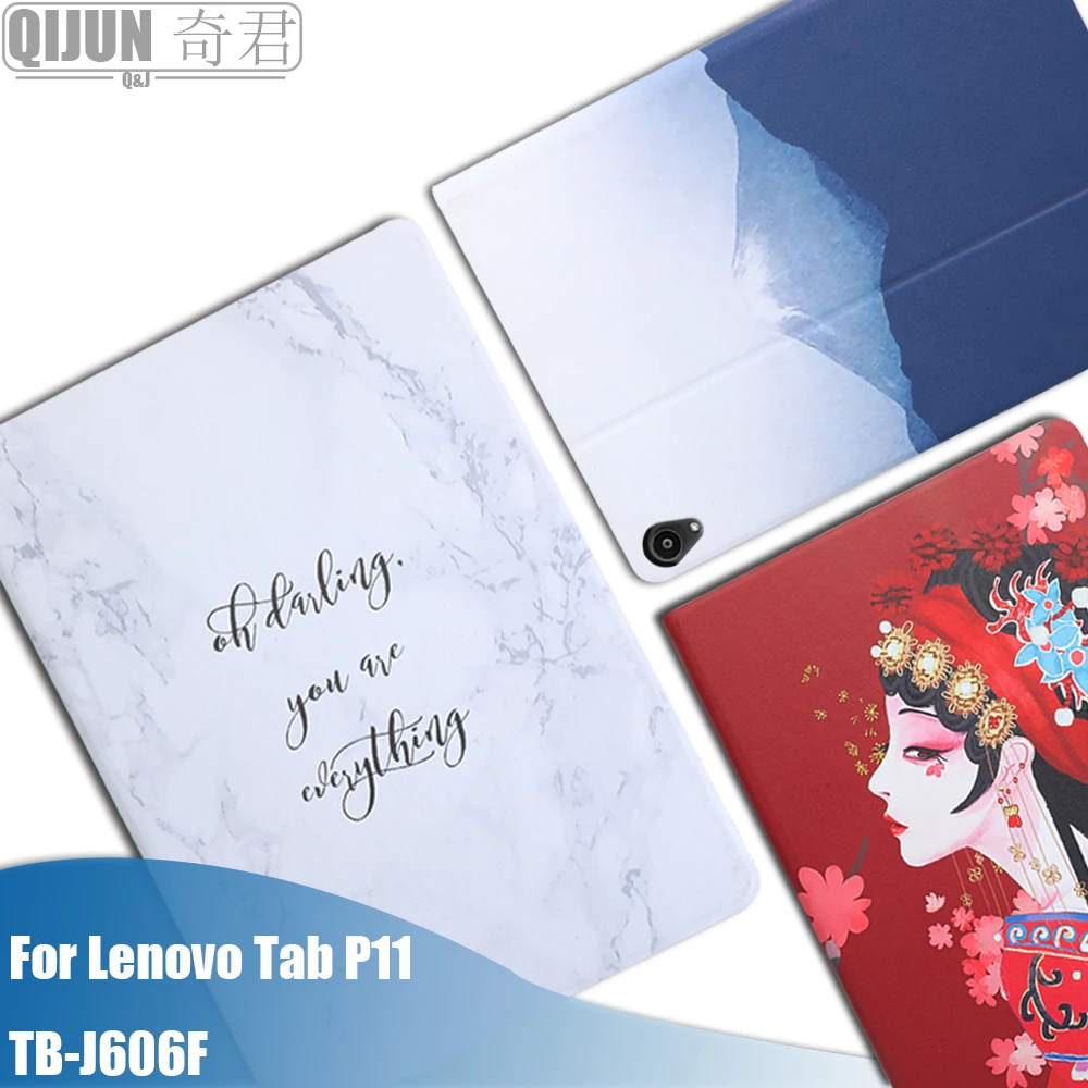 tablet flip case for Lenovo Tab P11 2021 protective Stand Cover Silicone soft shell painting funda capa for xiaoxin pad TB-J606F
tablet flip case for Lenovo Tab P11 2021 protective Stand Cover Silicone soft shell painting funda capa for xiaoxin pad TB-J606F