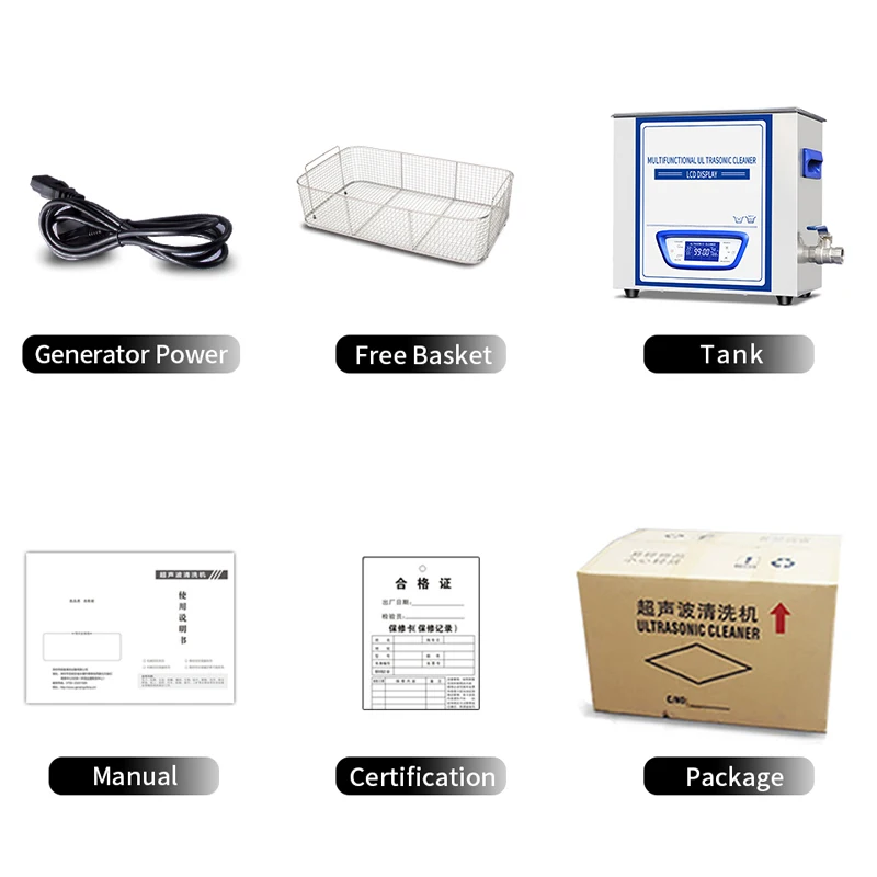 Digital Ultrasonic Cleaner 4.5LSonicator Bath40Khz Degas Sweep Function for Gold Sliver Jewelry GlassesJade Necklace Oxides Rust
Digital Ultrasonic Cleaner 4.5LSonicator Bath40Khz Degas Sweep Function for Gold Sliver Jewelry GlassesJade Necklace Oxides Rust