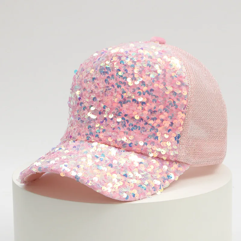 Hat Female Korean Version of The Tide Leisure All-match Sequined Mesh Cap Baseball Cap Summer Breathable Sunscreen Cap Female
Hat Female Korean Version of The Tide Leisure All-match Sequined Mesh Cap Baseball Cap Summer Breathable Sunscreen Cap Female