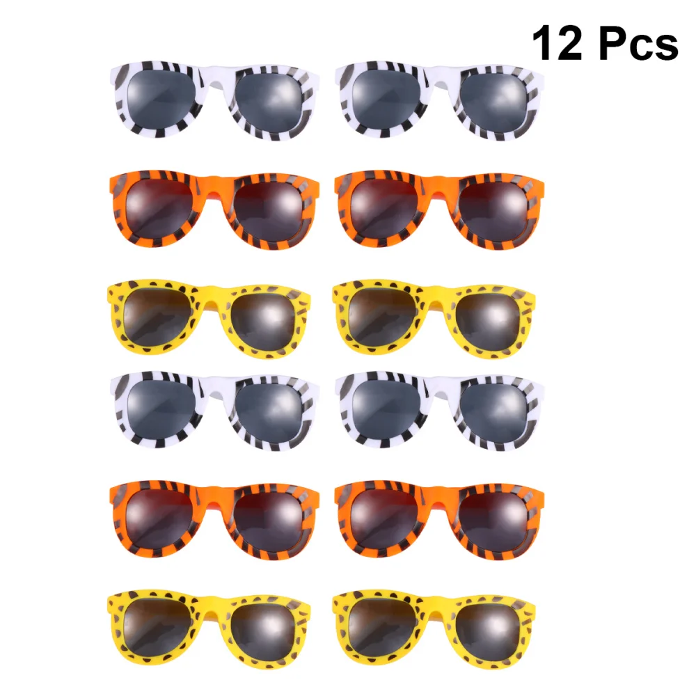 12pcs Leopard Pattern Glasses Personalized Sunglasses Party Accessories for Children Kids (Each color of 4Pcs)
12pcs Leopard Pattern Glasses Personalized Sunglasses Party Accessories for Children Kids (Each color of 4Pcs)