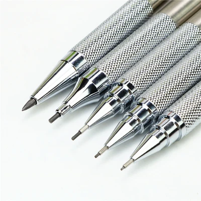 Metal Mechanical Pencil 0.5 0.7 0.9 1.3 2.0 Mm Students Writing Drawing Designing Black Pen
Metal Mechanical Pencil 0.5 0.7 0.9 1.3 2.0 Mm Students Writing Drawing Designing Black Pen