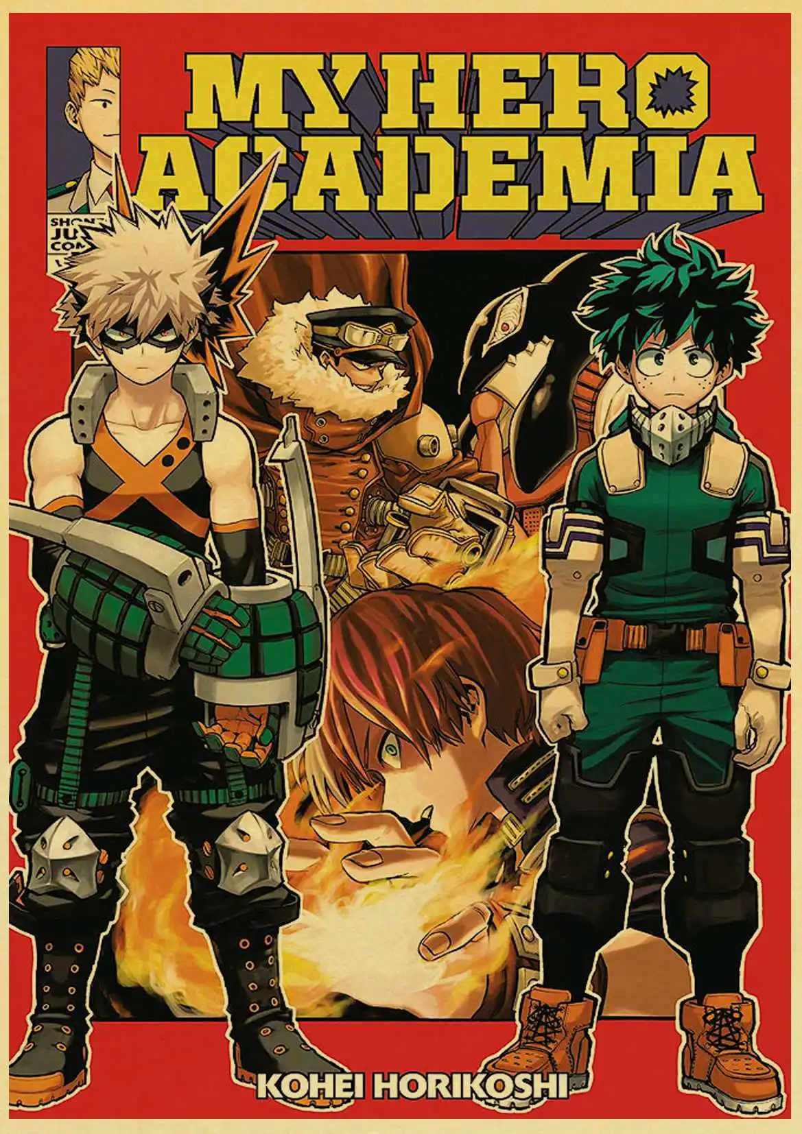 Janpnese Anime My Hero Academia retro posters kraft wall paper High Quality Painting For Home Decor wall stickers
Janpnese Anime My Hero Academia retro posters kraft wall paper High Quality Painting For Home Decor wall stickers