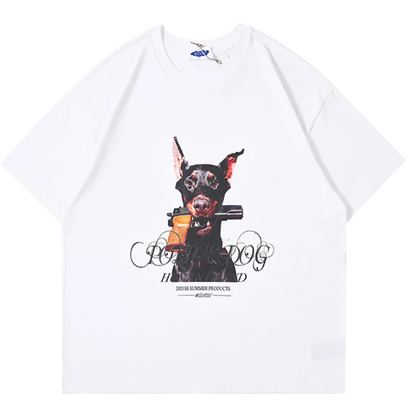 100% Cotton T shirts Mens Dog Printed T Shirt Unisex Hiphop Short Sleeve Shirts 2021 Summer O-Neck Oversize Black Tops Tees
100% Cotton T shirts Mens Dog Printed T Shirt Unisex Hiphop Short Sleeve Shirts 2021 Summer O-Neck Oversize Black Tops Tees