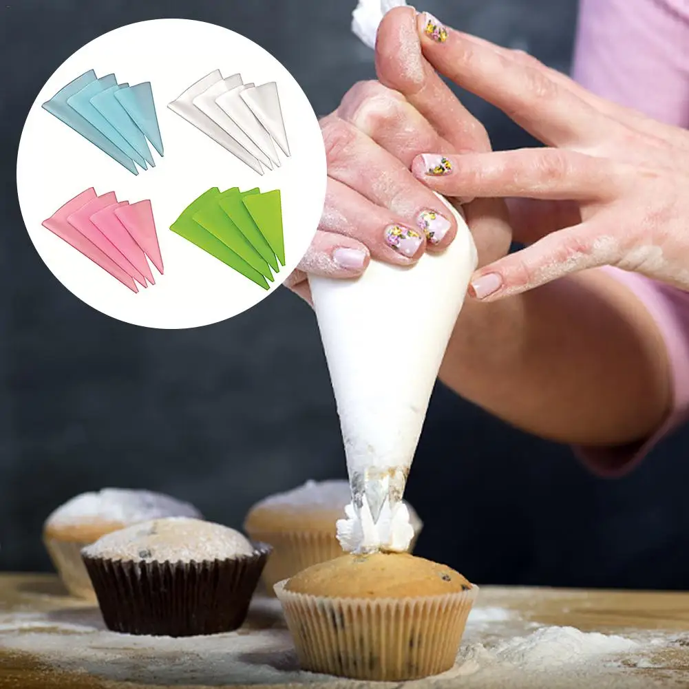 4pcs Confectionery Bag Silicone Icing Piping Cream Pastry Bag Nozzle DIY Cake Decorating Baking Decorating Tools Kitchen
4pcs Confectionery Bag Silicone Icing Piping Cream Pastry Bag Nozzle DIY Cake Decorating Baking Decorating Tools Kitchen
