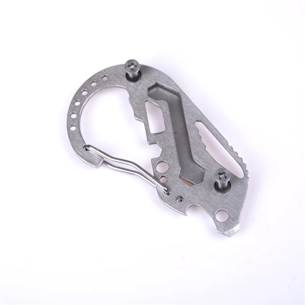 Stainless Steel EDC Keychain Multi Tools Key Holder Clip Wrench Quickdraw Carabiner Stainless With Bottle Opener
Stainless Steel EDC Keychain Multi Tools Key Holder Clip Wrench Quickdraw Carabiner Stainless With Bottle Opener