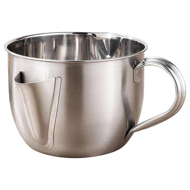 1000Ml Multifunction 304 Stainless Steel Gravy Oil Soup Fat Separator Grease Oiler Filter Strainer Bowl Kitchen Cooking Tools
1000Ml Multifunction 304 Stainless Steel Gravy Oil Soup Fat Separator Grease Oiler Filter Strainer Bowl Kitchen Cooking Tools