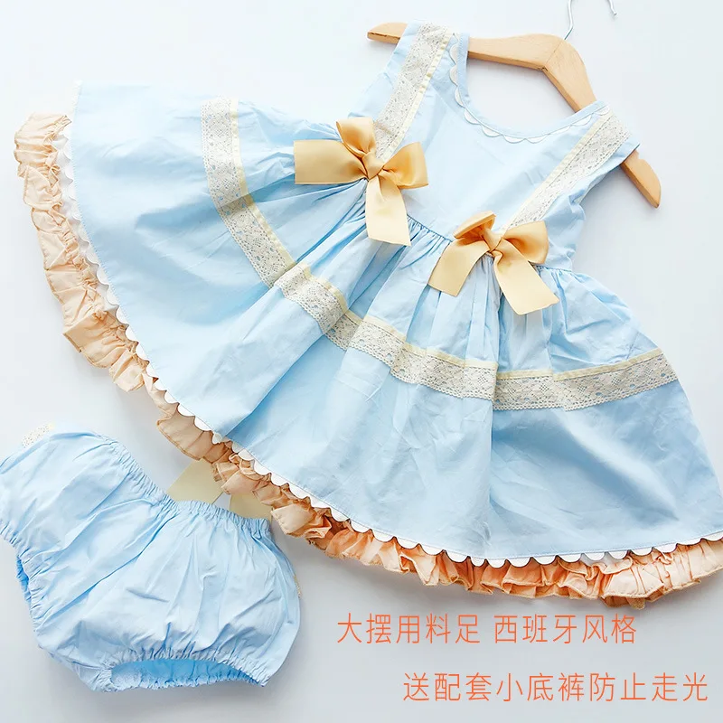 Children clothing girls dress summer 2020 new cotton Spanish dress big swing princess dress children dress send Free underpants
Children clothing girls dress summer 2020 new cotton Spanish dress big swing princess dress children dress send Free underpants