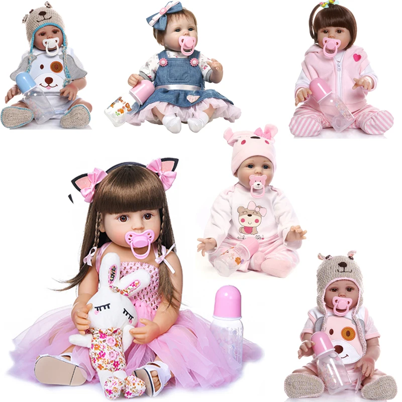 55cm NPK bebe doll reborn toddler girl pink princess baty toy very soft full body silicone girl doll
55cm NPK bebe doll reborn toddler girl pink princess baty toy very soft full body silicone girl doll