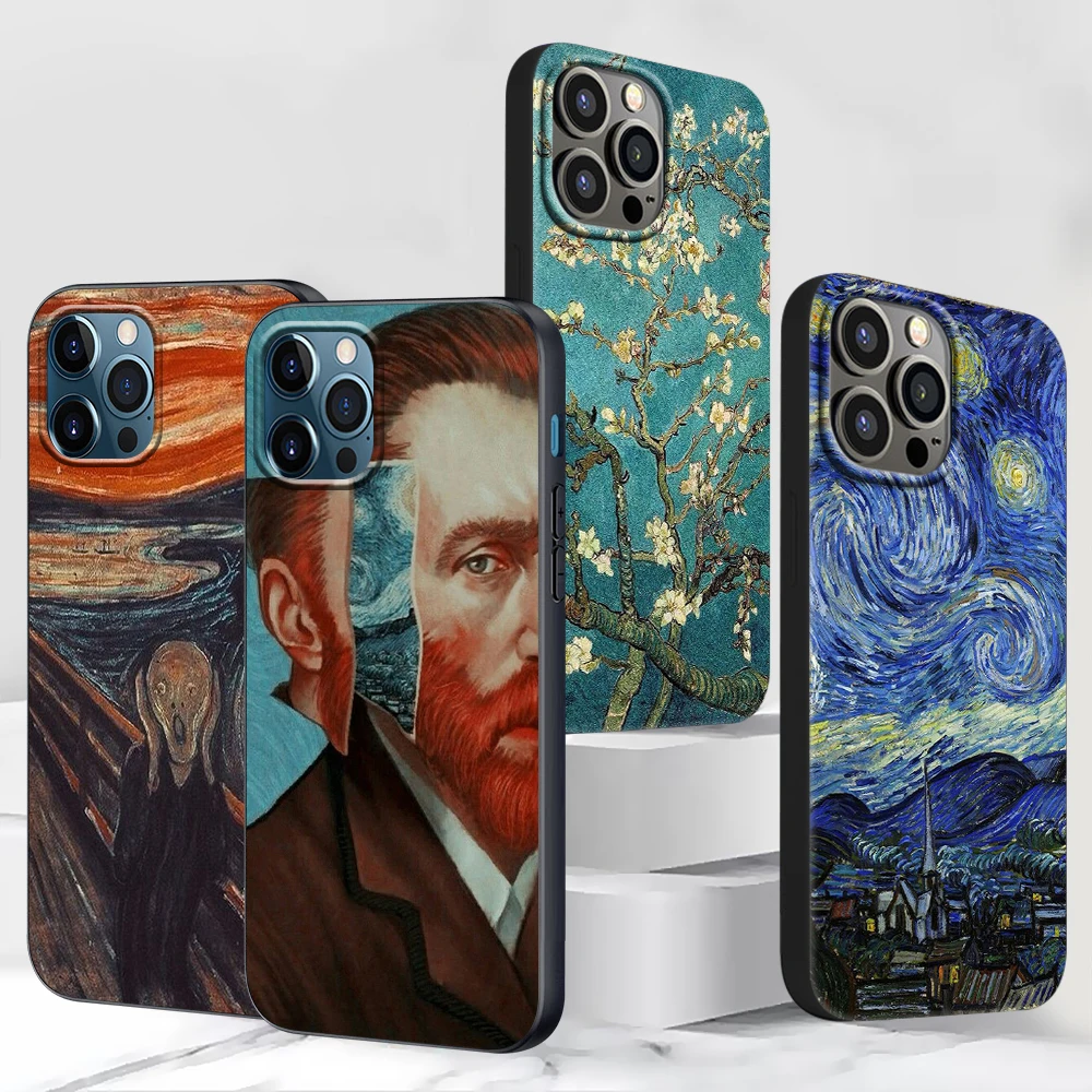 Phone Case For iPhone 13 11 12 Pro Max Casing XR 7 8 + X 6 6S Plus XS 5 5s SE 2020 Black Soft Cover Shell Paintings Starry Night
Phone Case For iPhone 13 11 12 Pro Max Casing XR 7 8 + X 6 6S Plus XS 5 5s SE 2020 Black Soft Cover Shell Paintings Starry Night