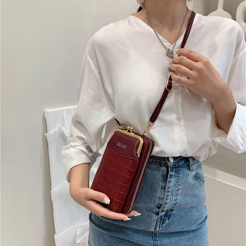 2021 Women Wallet Cell Phone Bags Big Card Holders Handbag Purse Clutch Crocodile Pattern Messenger Shoulder Long Straps
2021 Women Wallet Cell Phone Bags Big Card Holders Handbag Purse Clutch Crocodile Pattern Messenger Shoulder Long Straps