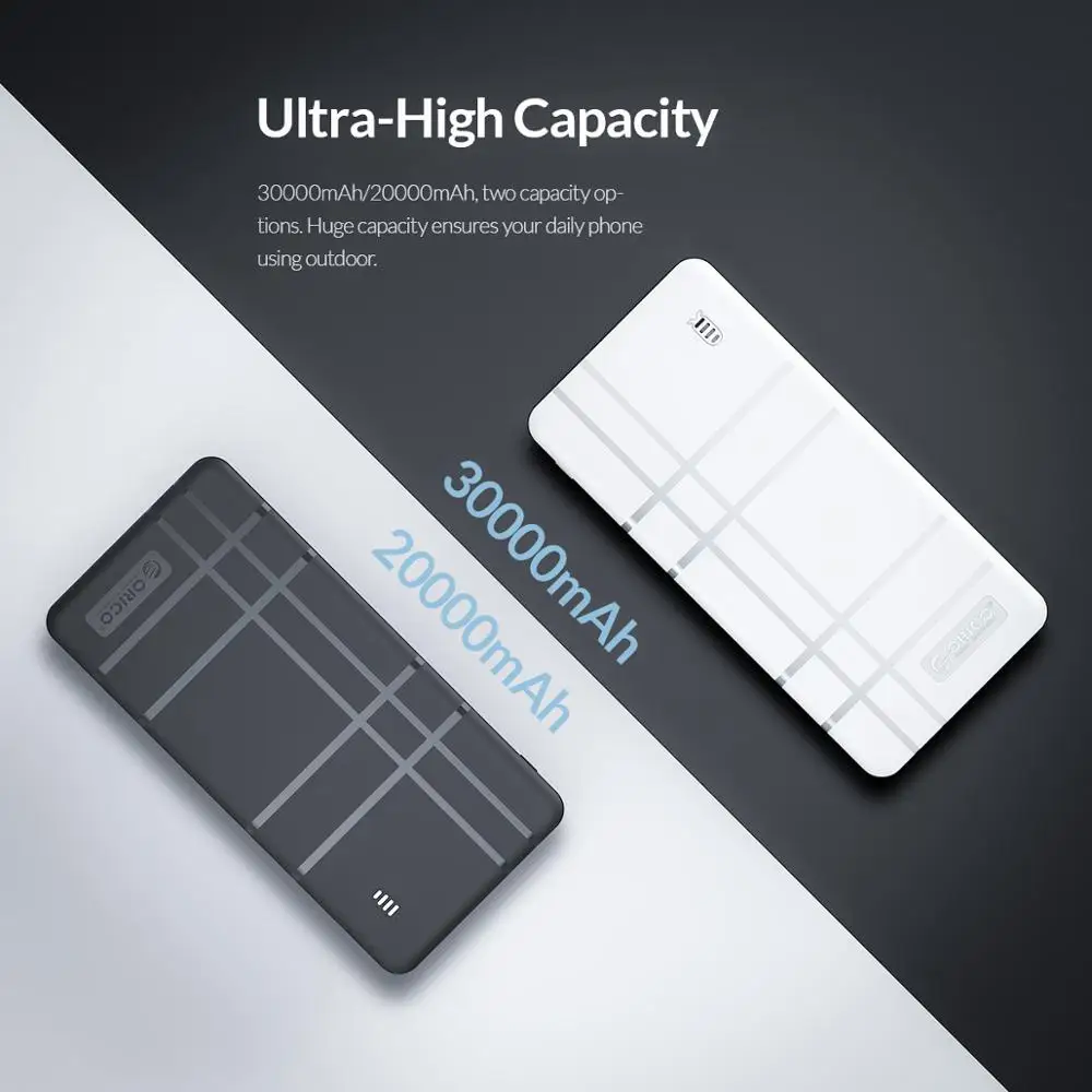 ORICO Power Bank Type C PD3.0 18W QC3.0 Fast Charge 20000 mAh 30000mAh Powerbank For Cellular Phone Quick Charge Battery
ORICO Power Bank Type C PD3.0 18W QC3.0 Fast Charge 20000 mAh 30000mAh Powerbank For Cellular Phone Quick Charge Battery