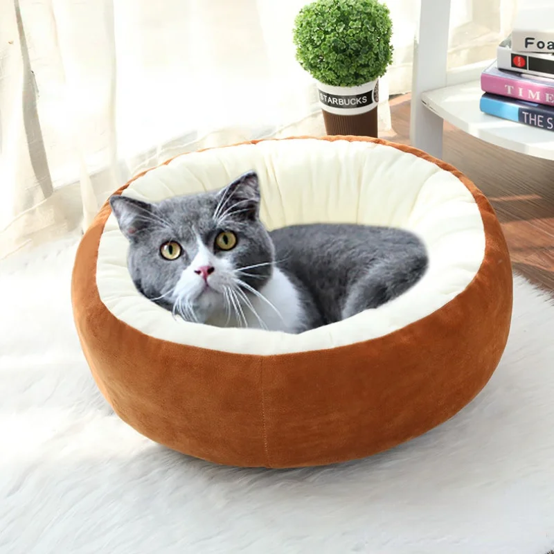 Round Long Plush Pet Cat Bed House Soft Sofa Cushion Winter Warm Sleep Zipper Washable Dog Beds Mat Nest for Cats Pet Product
Round Long Plush Pet Cat Bed House Soft Sofa Cushion Winter Warm Sleep Zipper Washable Dog Beds Mat Nest for Cats Pet Product