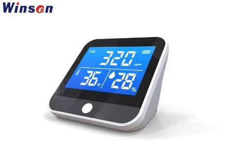 Portable CO2 Temperature Humidity Monitor Air Quality Monitor Infrared NDIR Detector Indoor Outdoor Detection Tools
Portable CO2 Temperature Humidity Monitor Air Quality Monitor Infrared NDIR Detector Indoor Outdoor Detection Tools