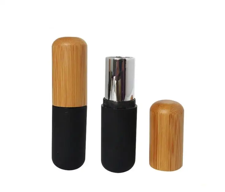 

12.7mm Empty Bamboo Lipstick Tubes with Bamboo Cap Eyelashes Tube Mascara Bottle Makeup Cosmetic Packaging Container SN574