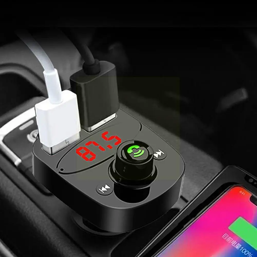 Car FM Transmitter Bluetooth Dual USB Charger Wireless USB Support TF Adapter Handsfree FM Kit Drive Car Card C3X1
Car FM Transmitter Bluetooth Dual USB Charger Wireless USB Support TF Adapter Handsfree FM Kit Drive Car Card C3X1