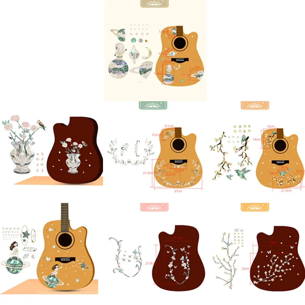 Guitar Body Inlay Decals Sticker Acoustic Pickguard Decorative Self-adhesive Pick Guard Sticker For Acoustic Guitar Accessories
Guitar Body Inlay Decals Sticker Acoustic Pickguard Decorative Self-adhesive Pick Guard Sticker For Acoustic Guitar Accessories