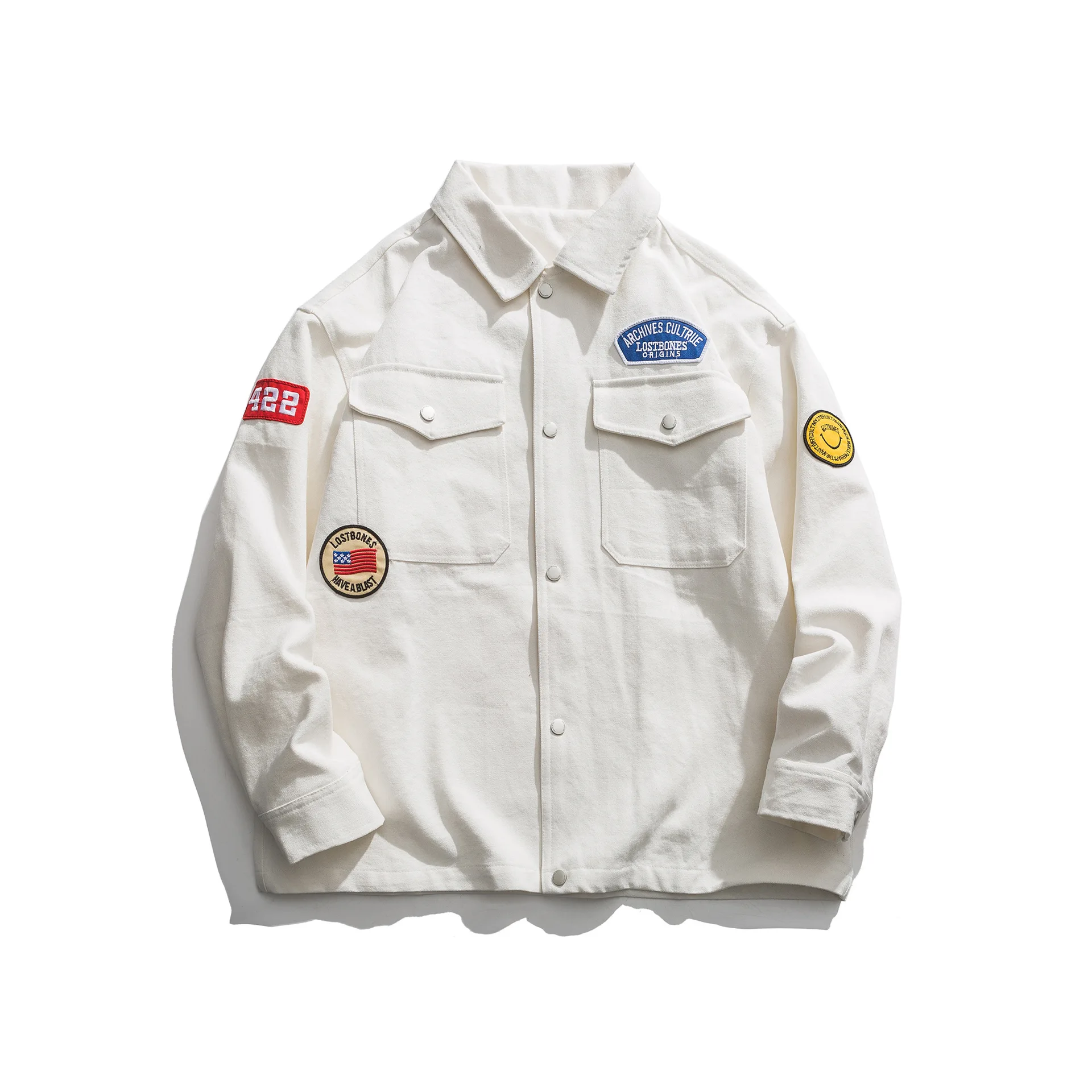 2021 Spring American Trend 100% Cotton Flight Jacket Men's Fashion Casual Loose Workwear Jacket
2021 Spring American Trend 100% Cotton Flight Jacket Men's Fashion Casual Loose Workwear Jacket
