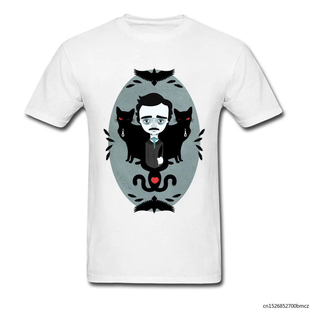 Edgar Allan Poe & Friends T Shirt Men Tees Horror Black Cat Raven Lycra Clothing Printed Tshirt
Edgar Allan Poe & Friends T Shirt Men Tees Horror Black Cat Raven Lycra Clothing Printed Tshirt