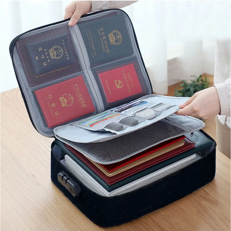 Document Storage Bag Organizer Files Folder Ticket Credit Card Certificates Handbag Office Organizer Accessories Supplies
Document Storage Bag Organizer Files Folder Ticket Credit Card Certificates Handbag Office Organizer Accessories Supplies