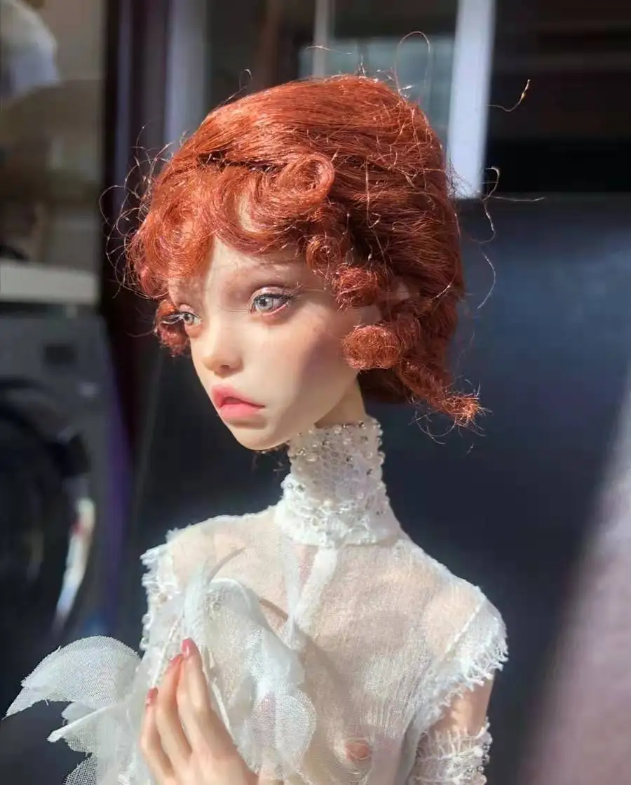 Бесплатная доставка 1/4 bjd голова куклы для popovy Sister olw magpie peewit land | Игрушки и хобби