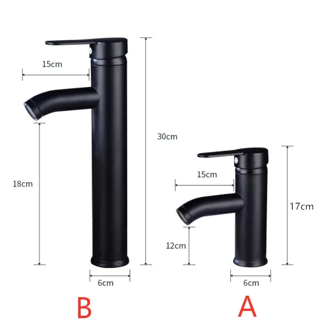 Bathroom Basin Faucet Black Baking Stainless Steel Sink Mixer Tap Hot & Cold Sink Faucet Bathroom Lavotory Faucet
Bathroom Basin Faucet Black Baking Stainless Steel Sink Mixer Tap Hot & Cold Sink Faucet Bathroom Lavotory Faucet