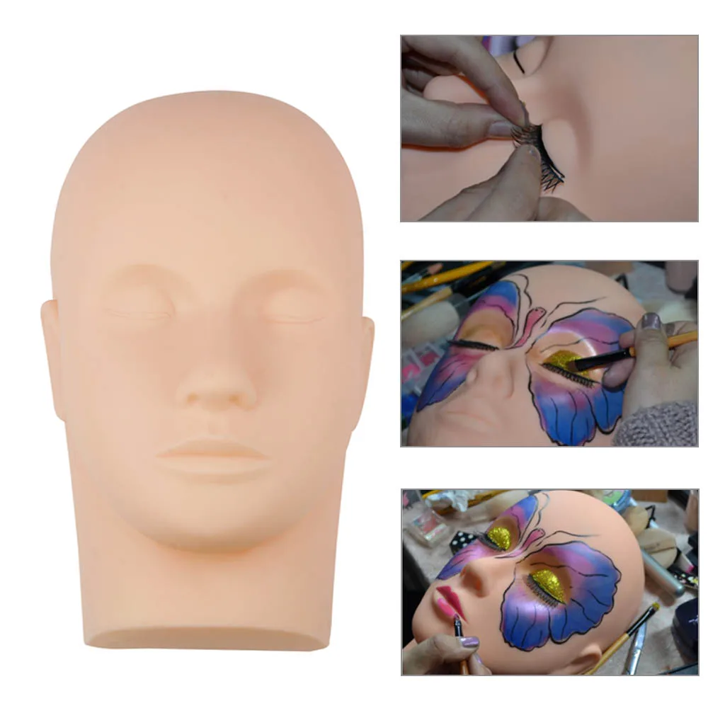 1pc Massage Mannequin Head Eyelashes Extension Training Professional Makeup Practice Fake Model Lashes Grafting Cosmetic Tool
1pc Massage Mannequin Head Eyelashes Extension Training Professional Makeup Practice Fake Model Lashes Grafting Cosmetic Tool