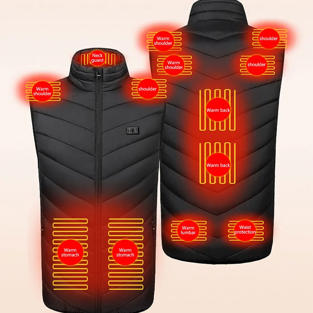 Жилет с подогревом для улицы, зимний теплый жилет с электроподогревом и USB, с 11 панелями, мужской и женский теплый жилет для кемпинга, черный ...
Жилет с подогревом для улицы, зимний теплый жилет с электроподогревом и USB, с 11 панелями, мужской и женский теплый жилет для кемпинга, черный ...