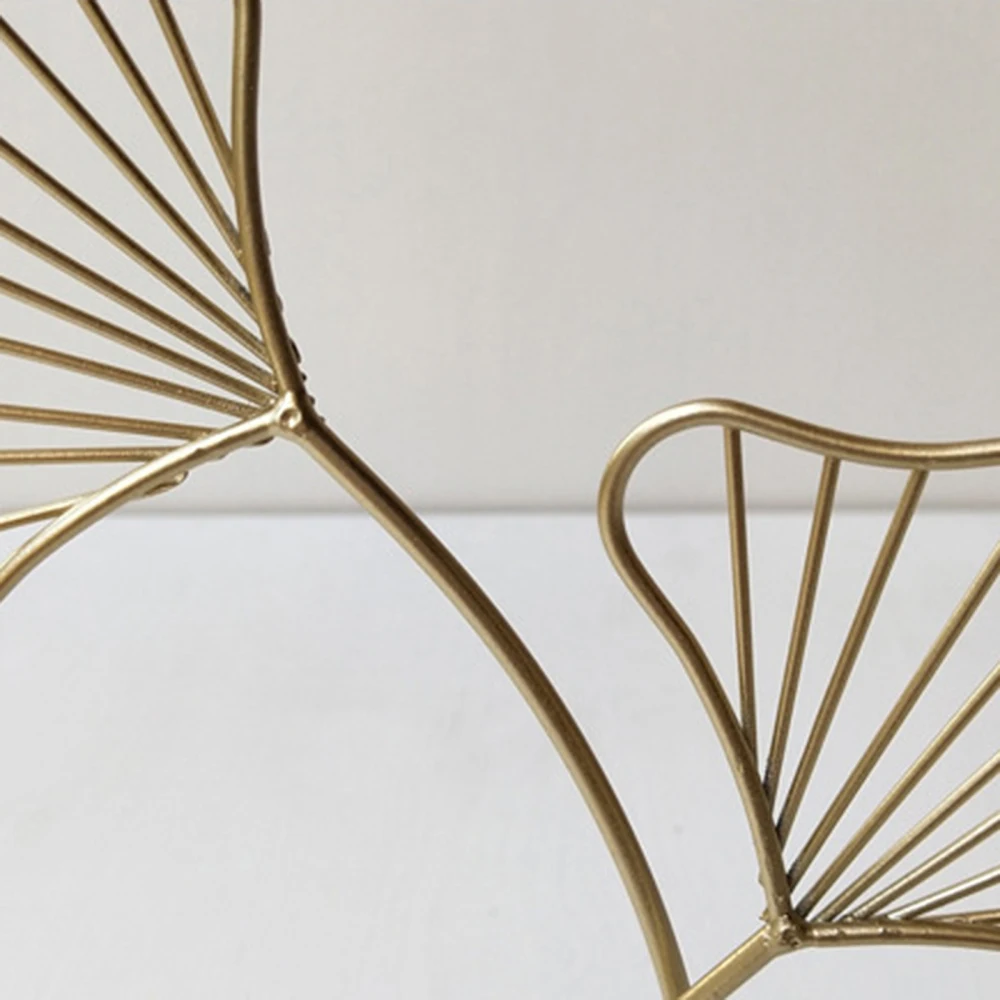 Ornament Home Decor Golden Black Background Wall Decoration Fan Shaped Designed Metal Ginkgo Leaf Ornaments
Ornament Home Decor Golden Black Background Wall Decoration Fan Shaped Designed Metal Ginkgo Leaf Ornaments