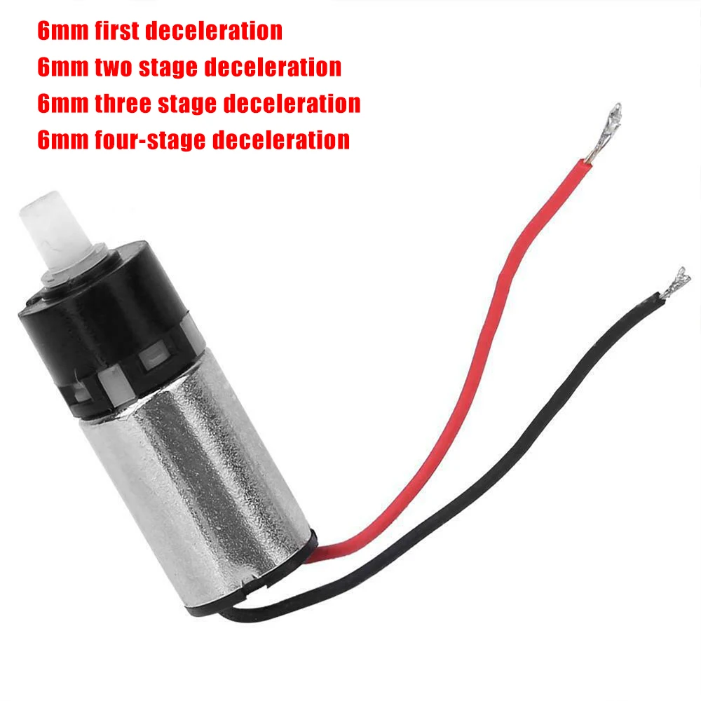 1pcs Geared Motor 6mm DC3V Precision Mini Micro Planetary Reduction Reducer Gear Motor 1-4 Stage Robust Low Noise High Torque
1pcs Geared Motor 6mm DC3V Precision Mini Micro Planetary Reduction Reducer Gear Motor 1-4 Stage Robust Low Noise High Torque