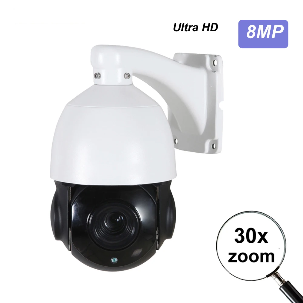 

Hikvision Compatible 4K 8MP 5MP 4MP 2MP POE IP PTZ Camera Outdoor 30X Zoom Speed Dome POE Surveillance Camera 80m IR Onvif IP66